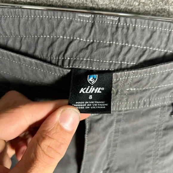 Kuhl Free Range Capri Women's Size 8 Gray Hiking Crops Pants Outdoor - Picture 4 of 9